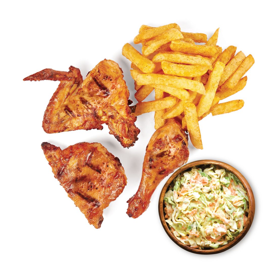 3 Piece Chicken + Chips + Coleslaw (Galito's)